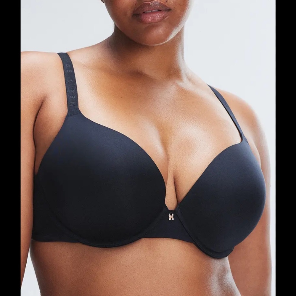 Savage x Fenty Women's Microfiber Push Up Black Bra 38DDD 38F